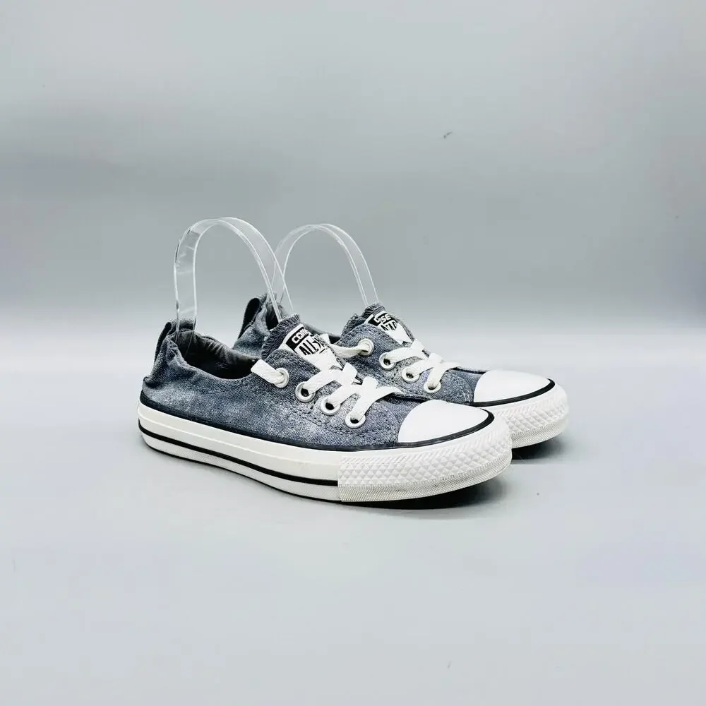 Converse Shoes Womens 5 Blue Chuck Taylor All Star Shoreline Slip On Sneakers - Picture 2 of 11